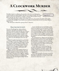 Alternative view of A Clockwork Murder