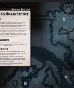Alternative view of The Black Hollow Artifact - Foundry VTT Module