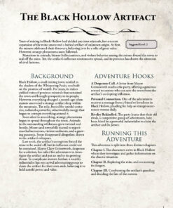Alternative view of The Black Hollow Artifact